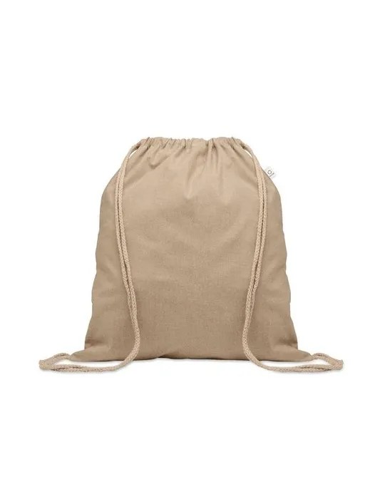 Sac écologique en coton recyclé de 140 gr/m² personnalisable CABETRI COLOUR Matières : coton biologique Taille textile : L Coule