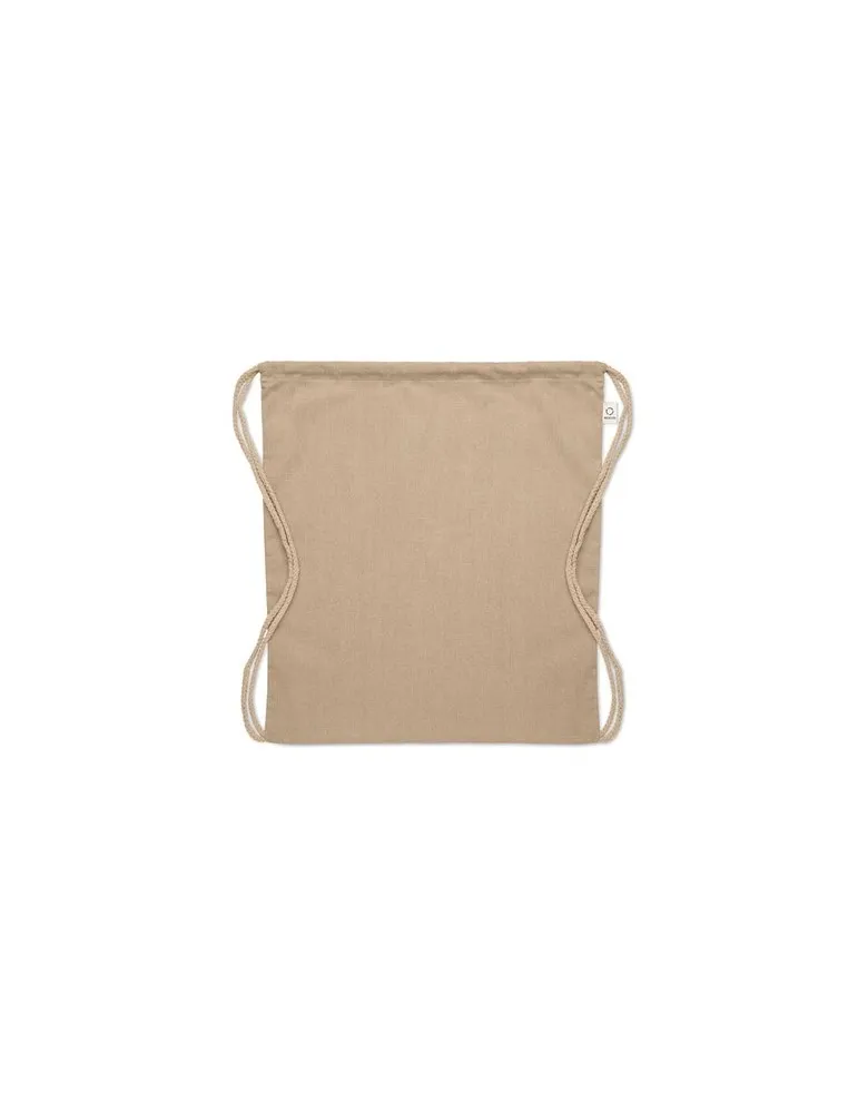 Sac écologique en coton recyclé de 140 gr/m² personnalisable CABETRI COLOUR Matières : coton biologique Taille textile : L Coule