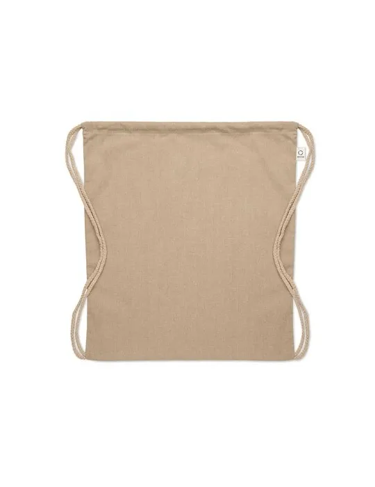 Sac écologique en coton recyclé de 140 gr/m² personnalisable CABETRI COLOUR Matières : coton biologique Taille textile : L Coule