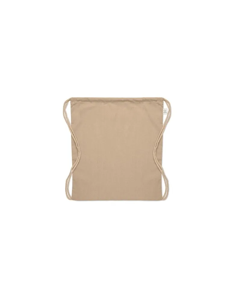 Sac écologique en coton recyclé de 140 gr/m² personnalisable CABETRI COLOUR Matières : coton biologique Taille textile : L Coule