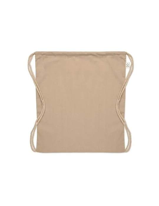 Sac écologique en coton recyclé de 140 gr/m² personnalisable CABETRI COLOUR Matières : coton biologique Taille textile : L Coule