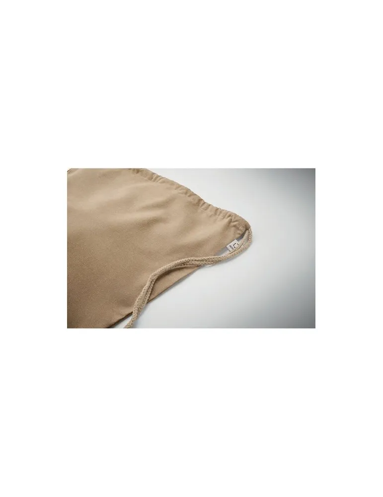 Sac écologique en coton recyclé de 140 gr/m² personnalisable CABETRI COLOUR Matières : coton biologique Taille textile : L Coule