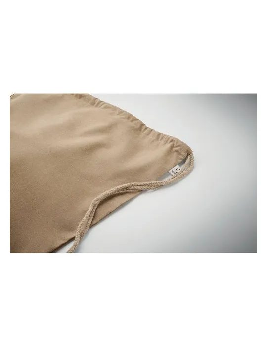 Sac écologique en coton recyclé de 140 gr/m² personnalisable CABETRI COLOUR Matières : coton biologique Taille textile : L Coule