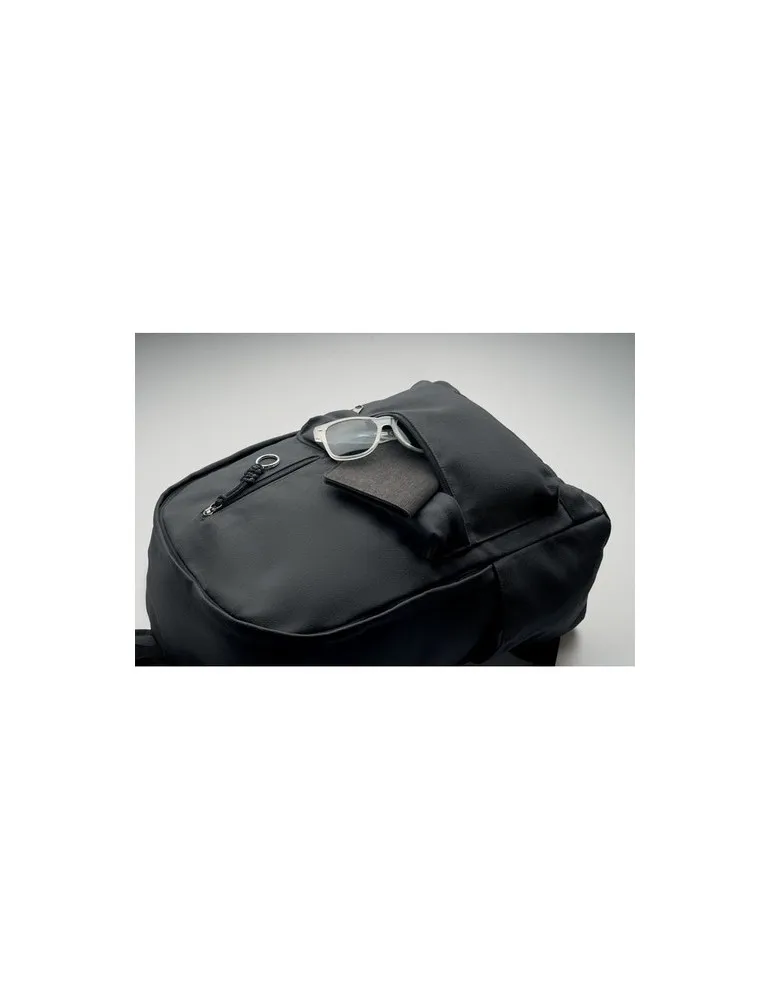 Sac à dos personnalisé 15" écologique LEIRUR - Idéal pour les professionnels à petit prix Matières : coton biologique Taille tex