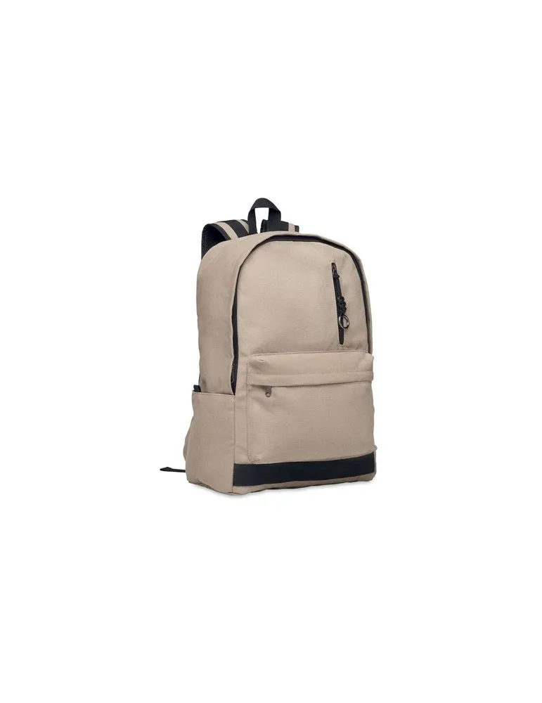 Sac à dos personnalisé 15" écologique LEIRUR - Idéal pour les professionnels à petit prix Matières : coton biologique Taille tex