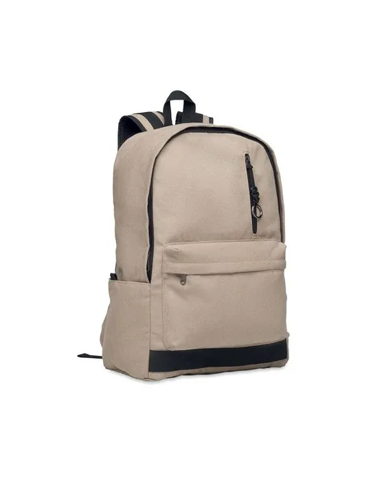 Sac à dos personnalisé 15" écologique LEIRUR - Idéal pour les professionnels à petit prix Matières : coton biologique Taille tex
