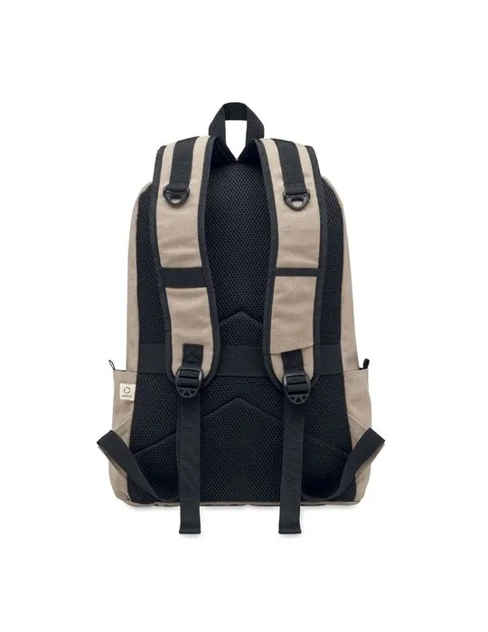 Sac à dos personnalisé 15" écologique LEIRUR - Idéal pour les professionnels à petit prix Matières : coton biologique Taille tex