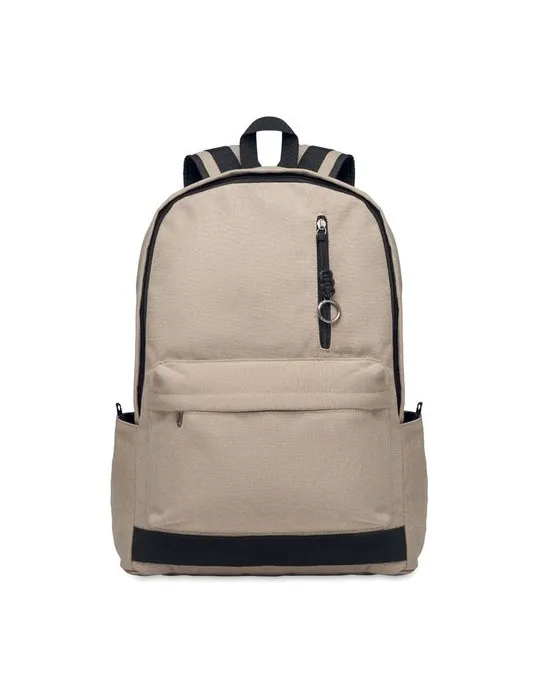 Sac à dos personnalisé 15" écologique LEIRUR - Idéal pour les professionnels à petit prix Matières : coton biologique Taille tex