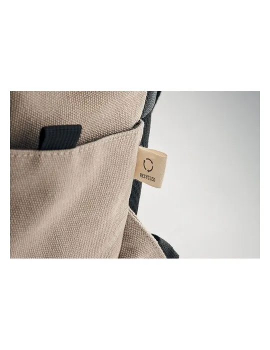 Sac à dos personnalisé 15" écologique LEIRUR - Idéal pour les professionnels à petit prix Matières : coton biologique Taille tex