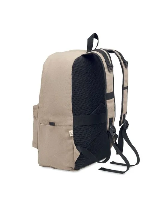 Sac à dos personnalisé 15" écologique LEIRUR - Idéal pour les professionnels à petit prix Matières : coton biologique Taille tex