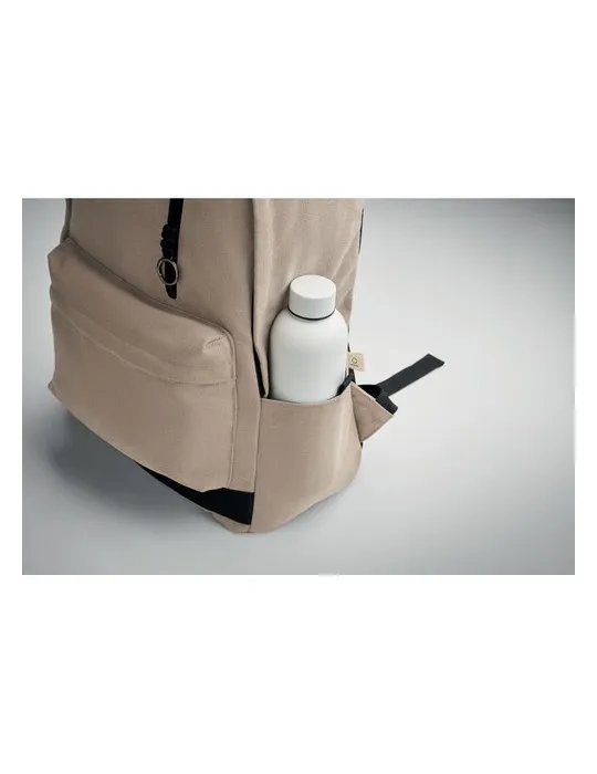 Sac à dos personnalisé 15" écologique LEIRUR - Idéal pour les professionnels à petit prix Matières : coton biologique Taille tex