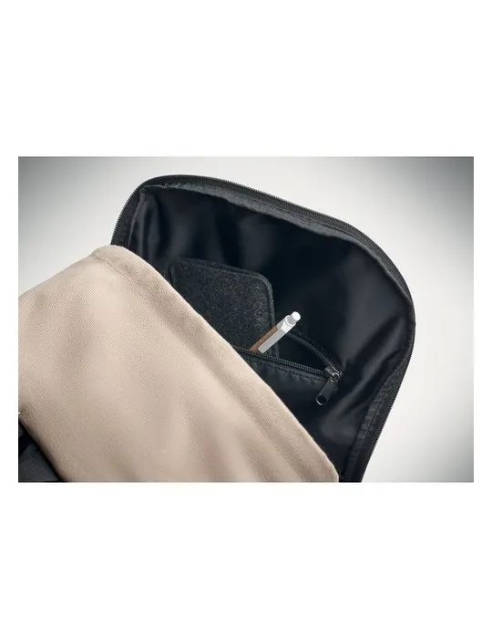 Sac à dos personnalisé 15" écologique LEIRUR - Idéal pour les professionnels à petit prix Matières : coton biologique Taille tex