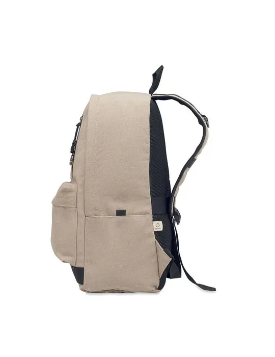 Sac à dos personnalisé 15" écologique LEIRUR - Idéal pour les professionnels à petit prix Matières : coton biologique Taille tex