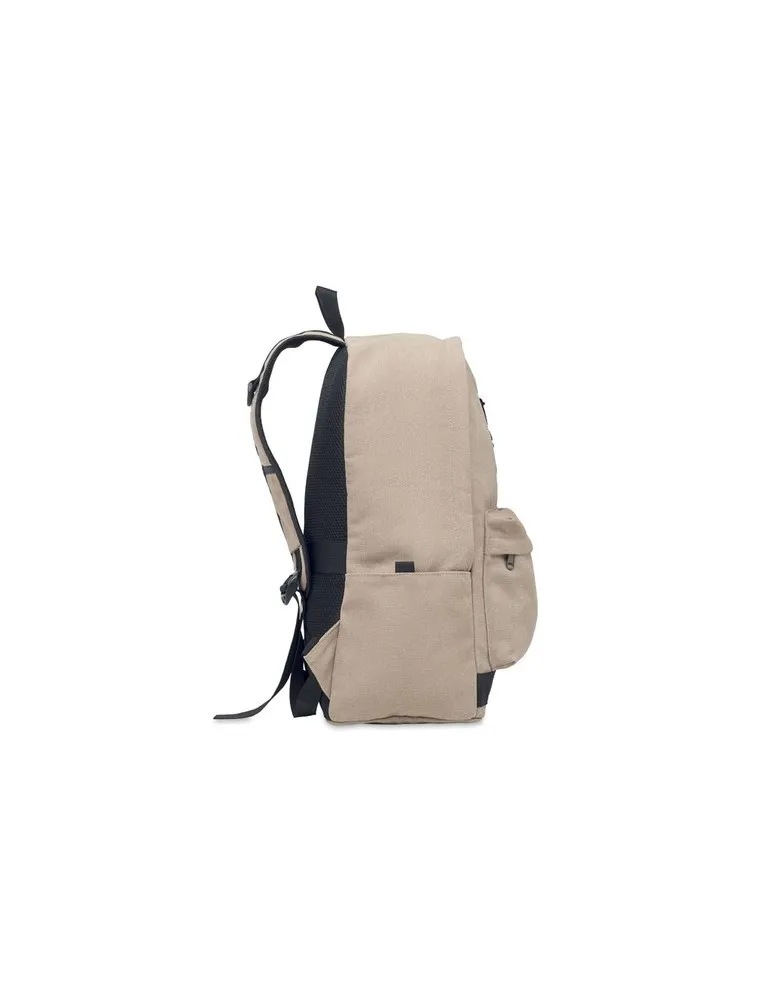Sac à dos personnalisé 15" écologique LEIRUR - Idéal pour les professionnels à petit prix Matières : coton biologique Taille tex