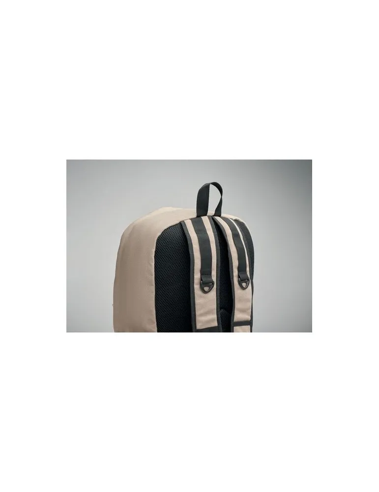 Sac à dos personnalisé 15" écologique LEIRUR - Idéal pour les professionnels à petit prix Matières : coton biologique Taille tex