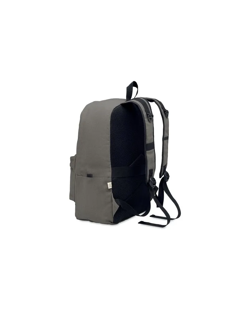 Sac à dos personnalisé 15" écologique LEIRUR - Idéal pour les professionnels à petit prix Matières : coton biologique Taille tex