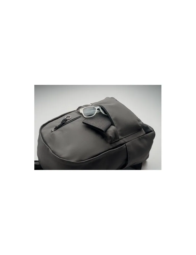 Sac à dos personnalisé 15" écologique LEIRUR - Idéal pour les professionnels à petit prix Matières : coton biologique Taille tex