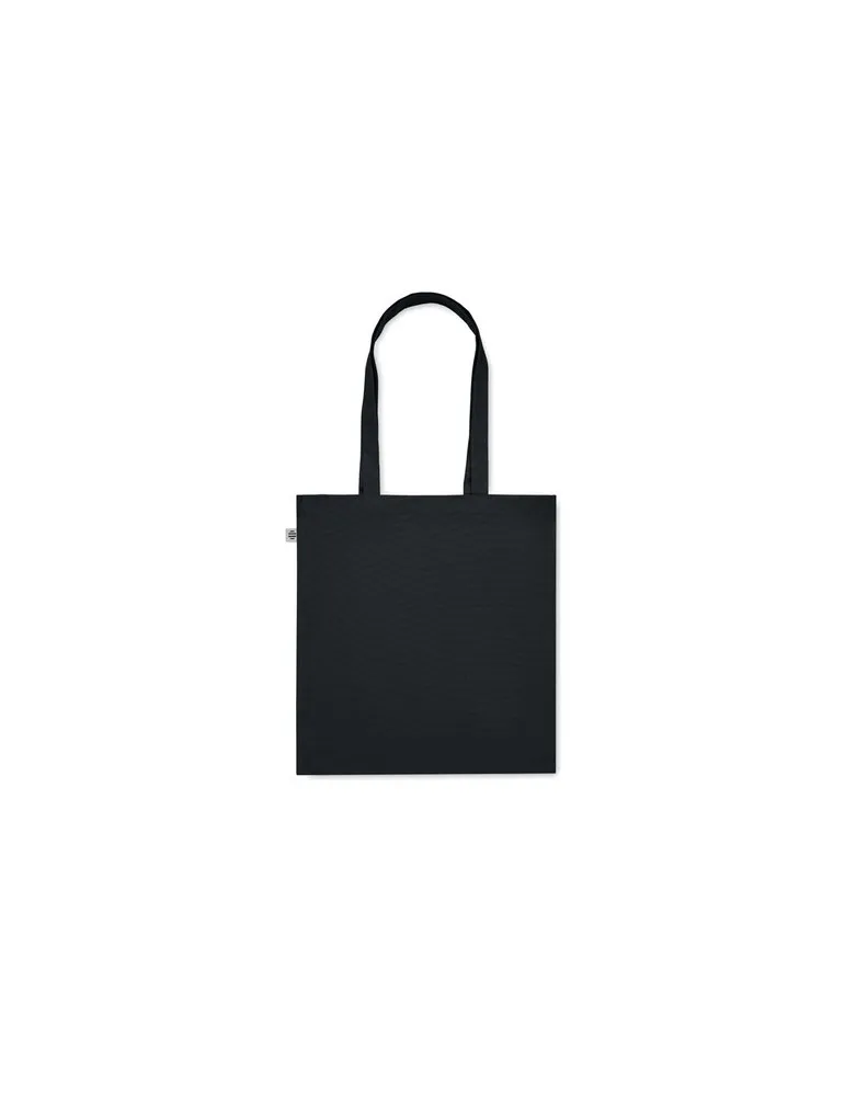 Sac shopping écologique en coton bio personnalisé - BENTE COLOUR Matières : PET Taille textile : XS Couleurs : french navy impre