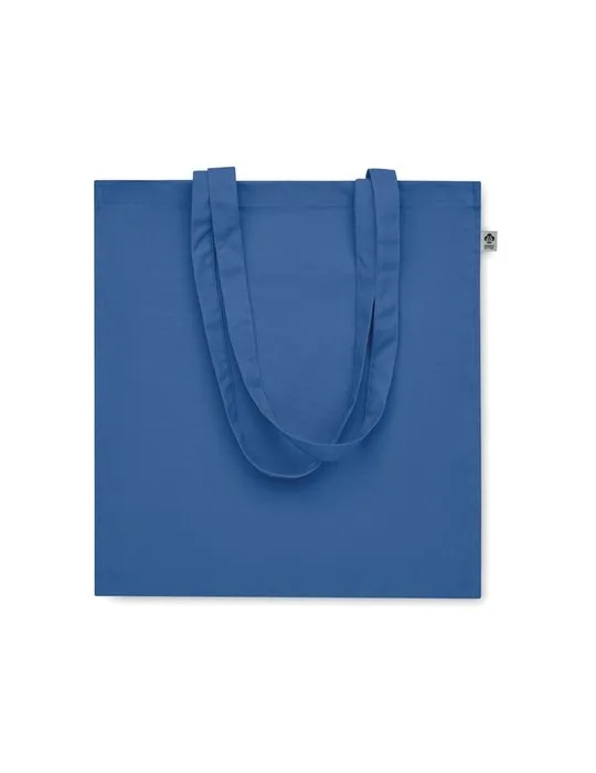 Sac shopping écologique en coton bio personnalisé - BENTE COLOUR Matières : PET Taille textile : XL Couleurs : bleu royal objet 