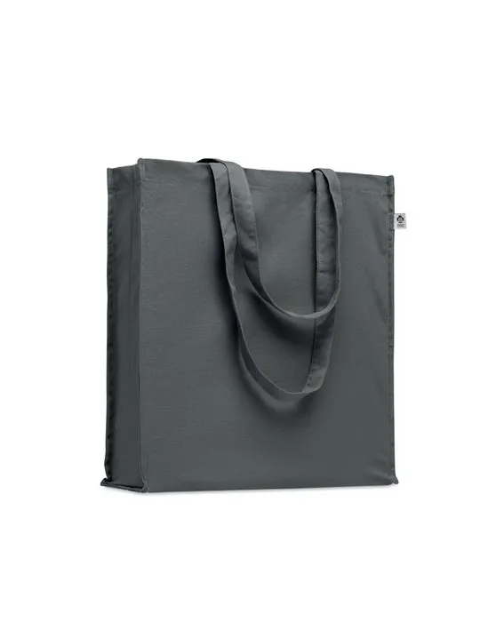 Sac shopping écologique en coton bio personnalisé - BENTE COLOUR Matières : PET Taille textile : S Couleurs : bleu royal impress