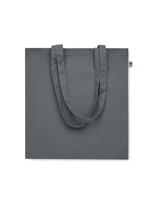 Sac shopping écologique en coton bio personnalisé - BENTE COLOUR Matières : PET Taille textile : S Couleurs : bleu royal objet p