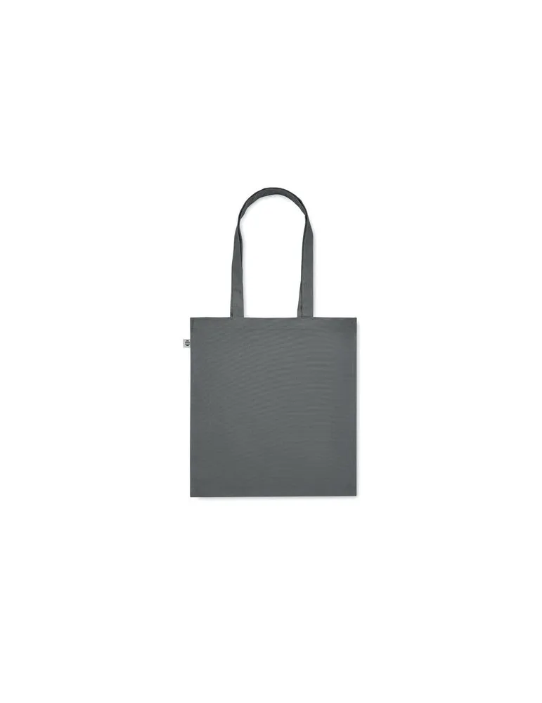 Sac shopping écologique en coton bio personnalisé - BENTE COLOUR Matières : PET Taille textile : S Couleurs : bleu royal impress