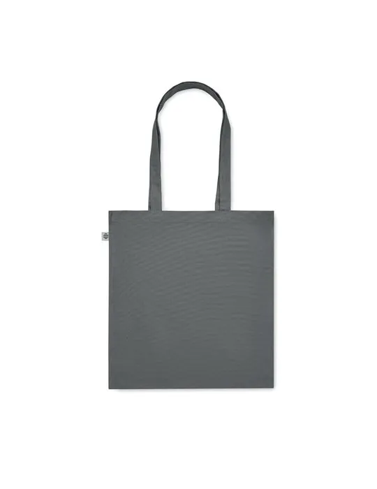 Sac shopping écologique en coton bio personnalisé - BENTE COLOUR Matières : PET Taille textile : S Couleurs : bleu royal impress
