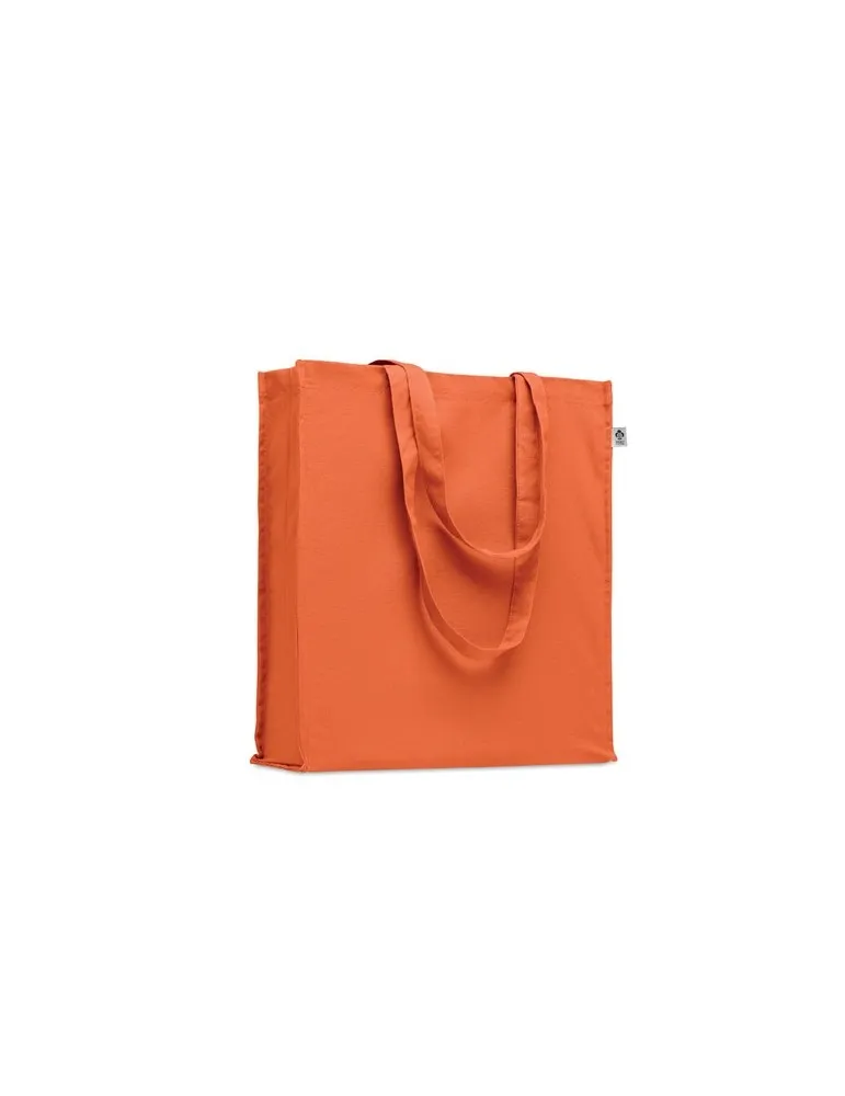 Sac shopping écologique en coton bio personnalisé - BENTE COLOUR Matières : PET Taille textile : M Couleurs : bleu royal goodies