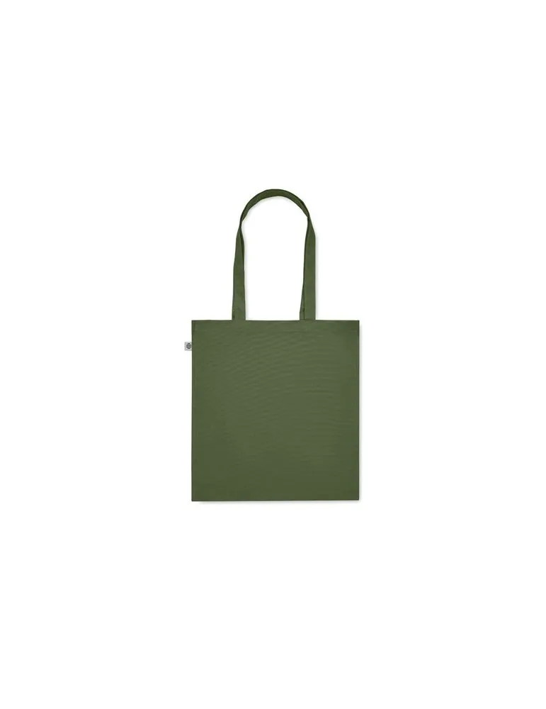Sac shopping écologique en coton bio personnalisé - BENTE COLOUR Matières : PET Taille textile : L Couleurs : bleu royal cadeau 