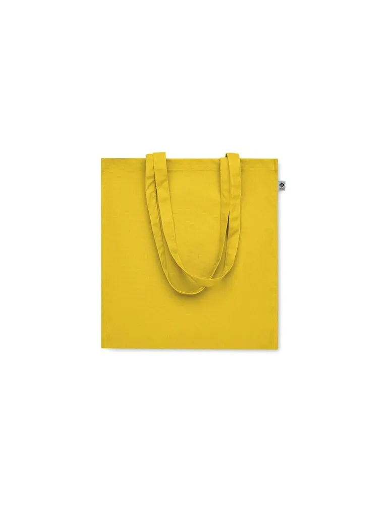 Sac shopping écologique en coton bio personnalisé - BENTE COLOUR Matières : PET Taille textile : XXL Couleurs : french navy good