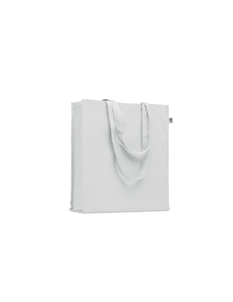 Sac shopping écologique en coton bio personnalisé - BENTE COLOUR Matières : PET Taille textile : M Couleurs : rouge cadeau entre