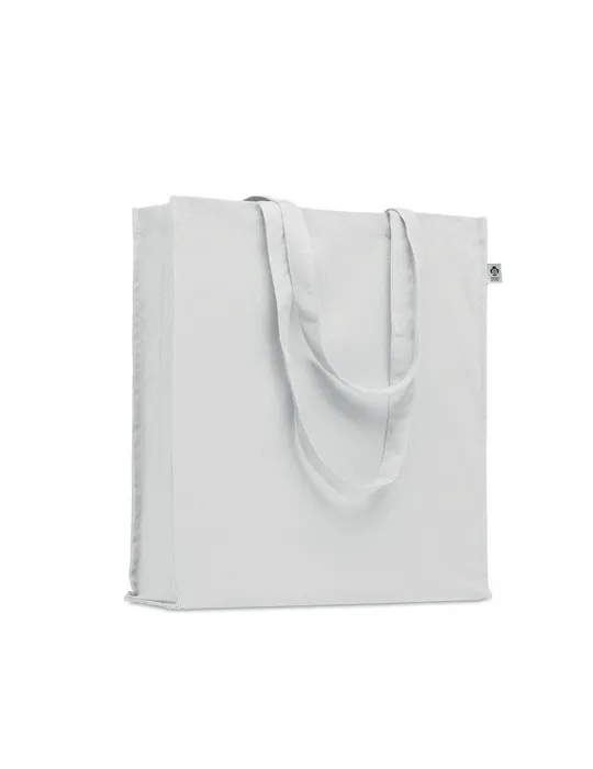 Sac shopping écologique en coton bio personnalisé - BENTE COLOUR Matières : PET Taille textile : M Couleurs : rouge cadeau entre