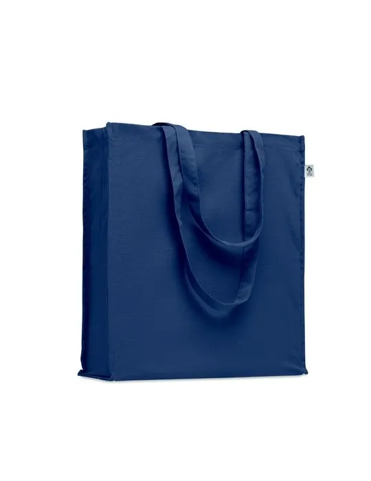 Sac shopping écologique en coton bio personnalisé - BENTE COLOUR Matières : PET Taille textile : XS Couleurs : bleu royal livrai