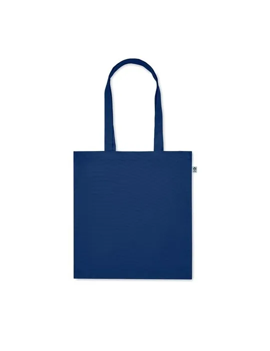 Sac shopping écologique en coton bio personnalisé - BENTE COLOUR Matières : PET Taille textile : XS Couleurs : bleu royal goodie