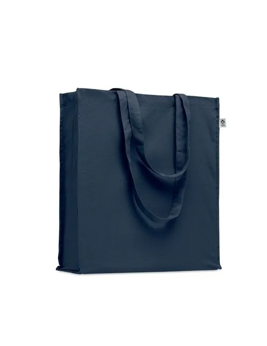 Sac shopping écologique en coton bio personnalisé - BENTE COLOUR Matières : PET Taille textile : XXL Couleurs : bleu royal marqu