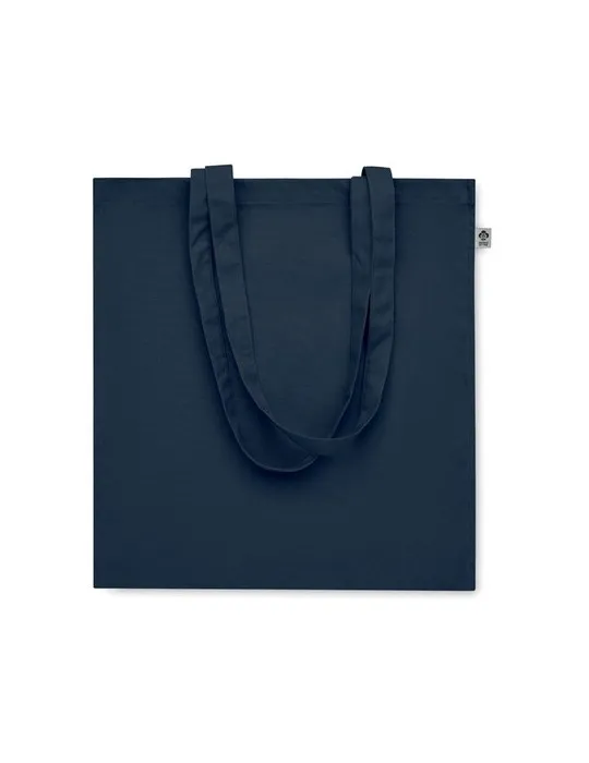 Sac shopping écologique en coton bio personnalisé - BENTE COLOUR Matières : PET Taille textile : XXL Couleurs : bleu royal cadea