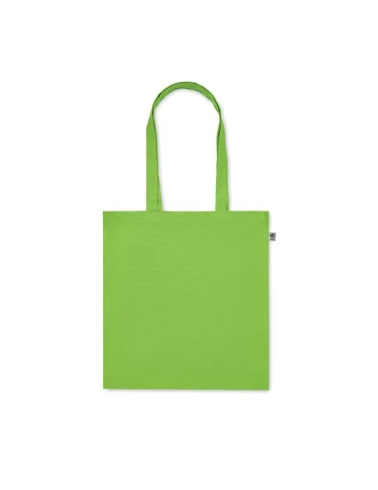 Sac shopping écologique en coton bio personnalisé - BENTE COLOUR Matières : PET Taille textile : XL Couleurs : french navy perso