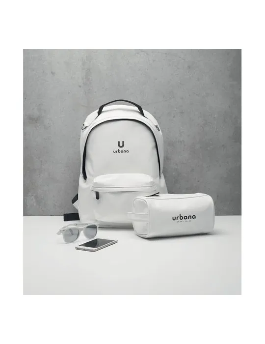 Sac à dos souple en PU idéal pour le bureau et le loisir - BAI BACKPACK Matières : PET Taille textile : L Couleurs : rose vif im