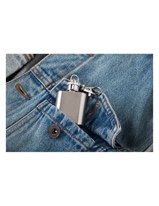 Porte-clés Mini Flasque HIPPY : Élégance et Praticité