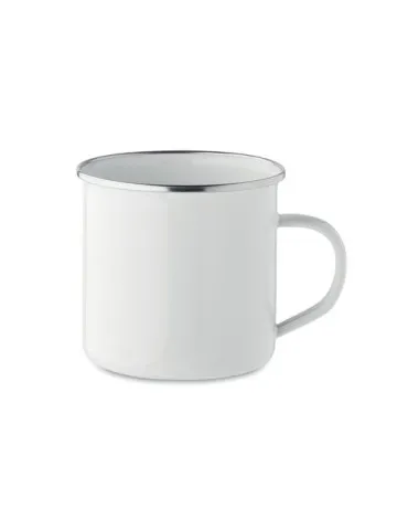 Mug en émail sublimation 500ml personnalisable - Plateado L Matières : coton Taille textile : L Couleurs : gris chiné