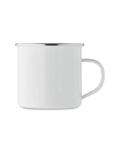 Mug en émail sublimation 500ml personnalisable - Plateado L Matières : coton Taille textile : L Couleurs : gris chiné 2
