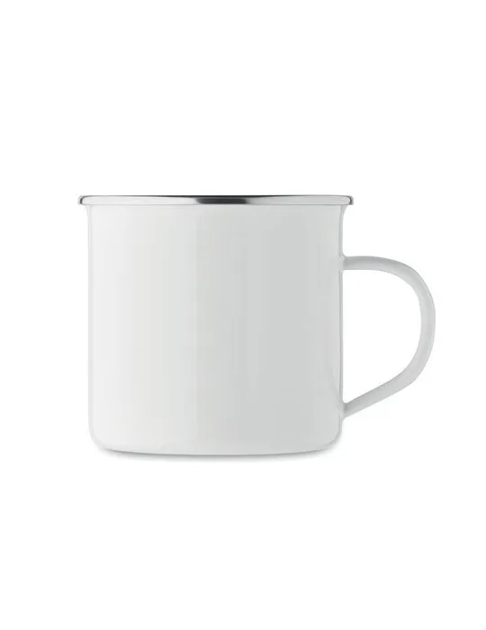 Mug en émail sublimation 500ml personnalisable - Plateado L Matières : coton Taille textile : L Couleurs : gris chiné personnali