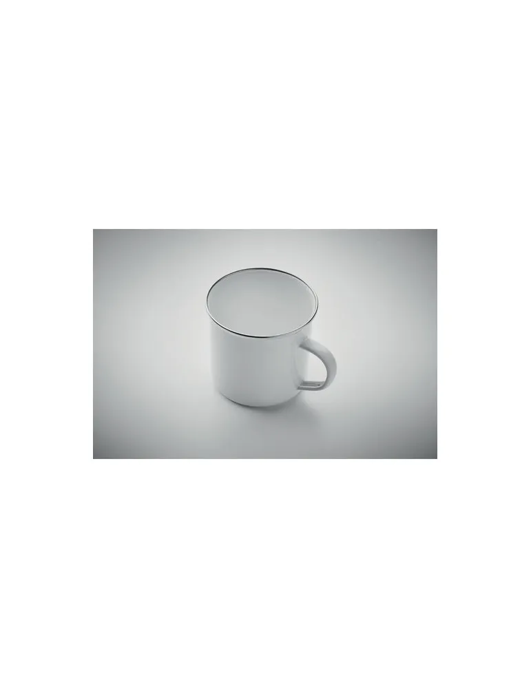 Mug en émail sublimation 500ml personnalisable - Plateado L Matières : coton Taille textile : L Couleurs : gris chiné cadeau ent