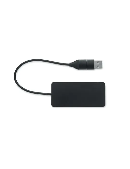 Hub USB 3 Ports avec Câble 20cm - HUB-C