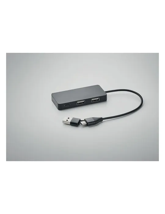 Hub USB 3 Ports avec Câble 20cm - HUB-C