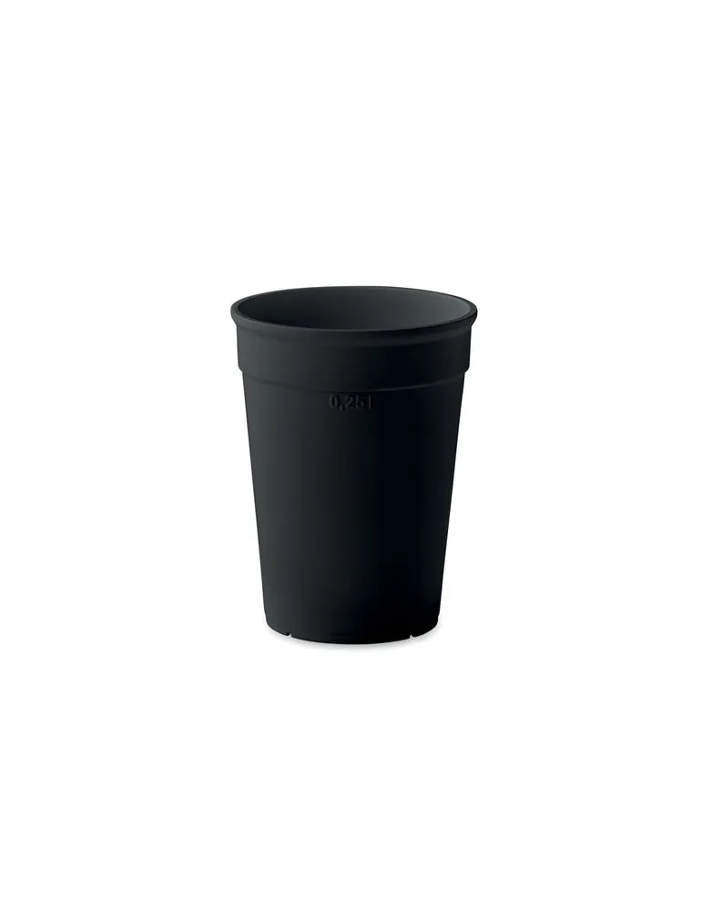Gobelet Écologique Pratique en PP 250ml - AWAYCUP Matières : coton Taille textile : 3XL Couleurs : bleu marine
