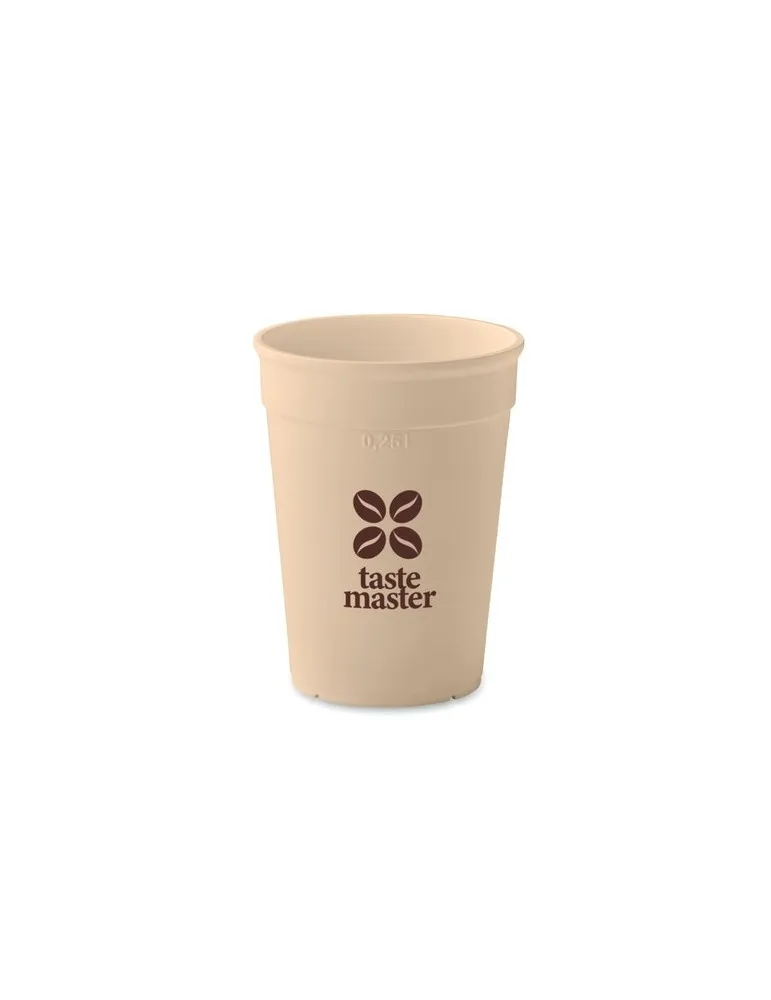 Gobelet Écologique Pratique en PP 250ml - AWAYCUP Matières : coton Taille textile : 3XL Couleurs : french navy cadeau collaborat
