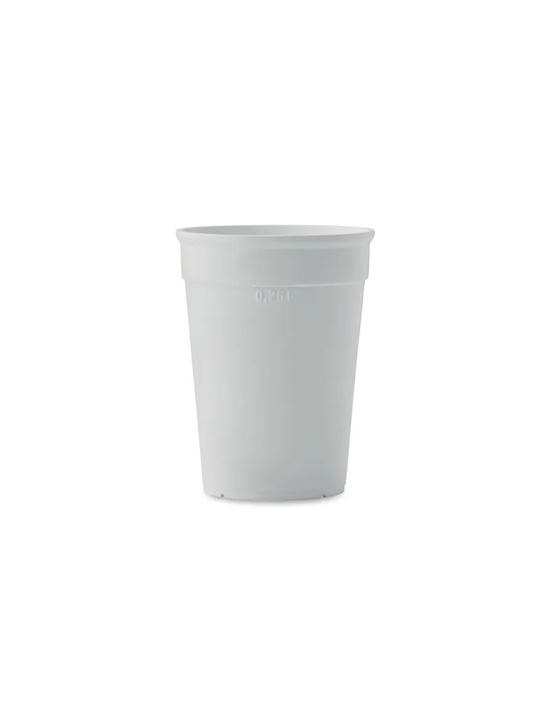 Gobelet Écologique Pratique en PP 250ml - AWAYCUP Matières : coton Taille textile : 3XL Couleurs : gris souris livraison express