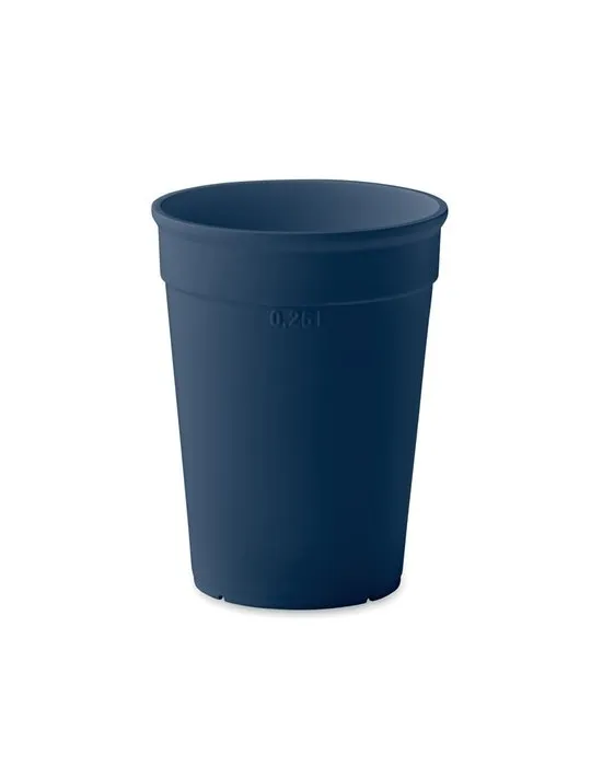 Gobelet Écologique Pratique en PP 250ml - AWAYCUP Matières : coton Taille textile : 3XL Couleurs : bleu royal goodies publicitai