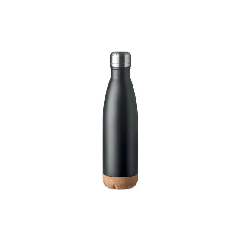 Bouteille isotherme double paroi écologique de 500 ml en acier inoxydable - ASPEN CORK Matières : polyéthylène (PE) Taille texti